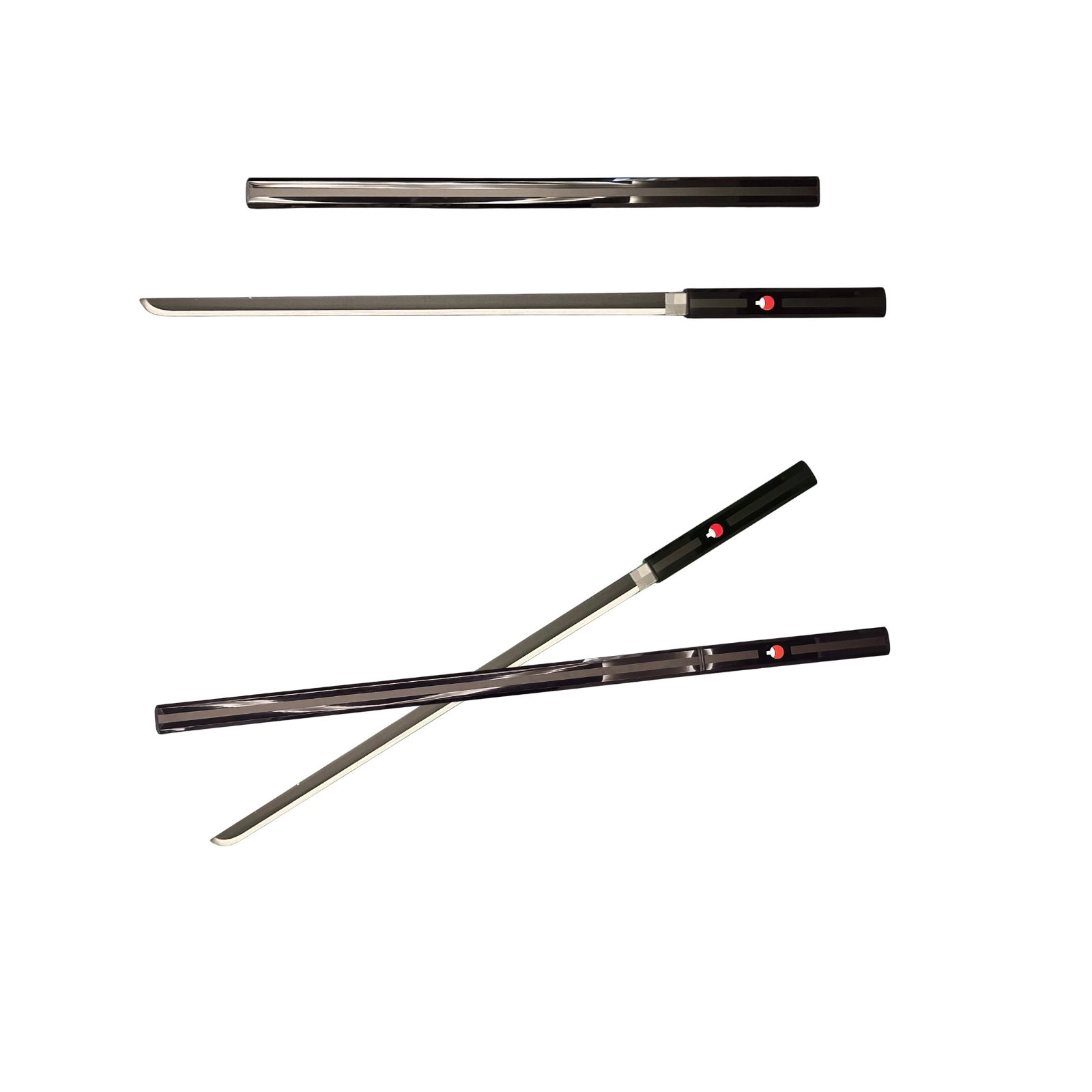 Naruto Sasuke Uchiha Black Cosplay Katana Premium Life Size Wooden Katana [104 CM] ||